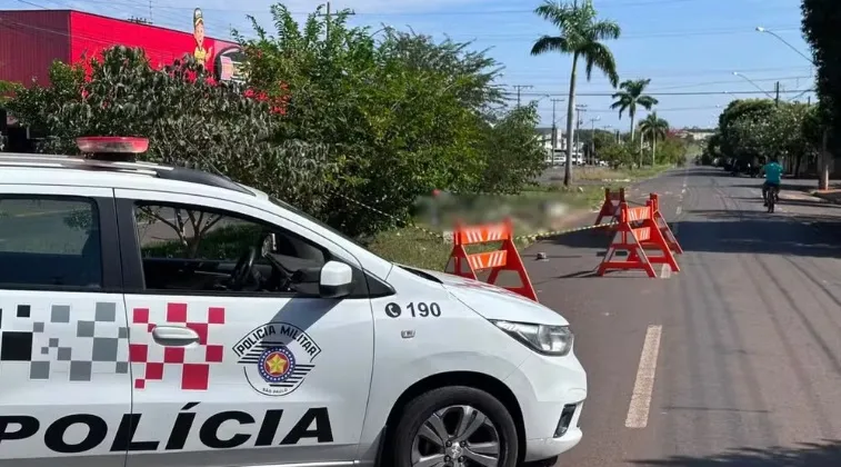 Idoso morre após ser atropelado por moto em avenida de Ilha Solteira